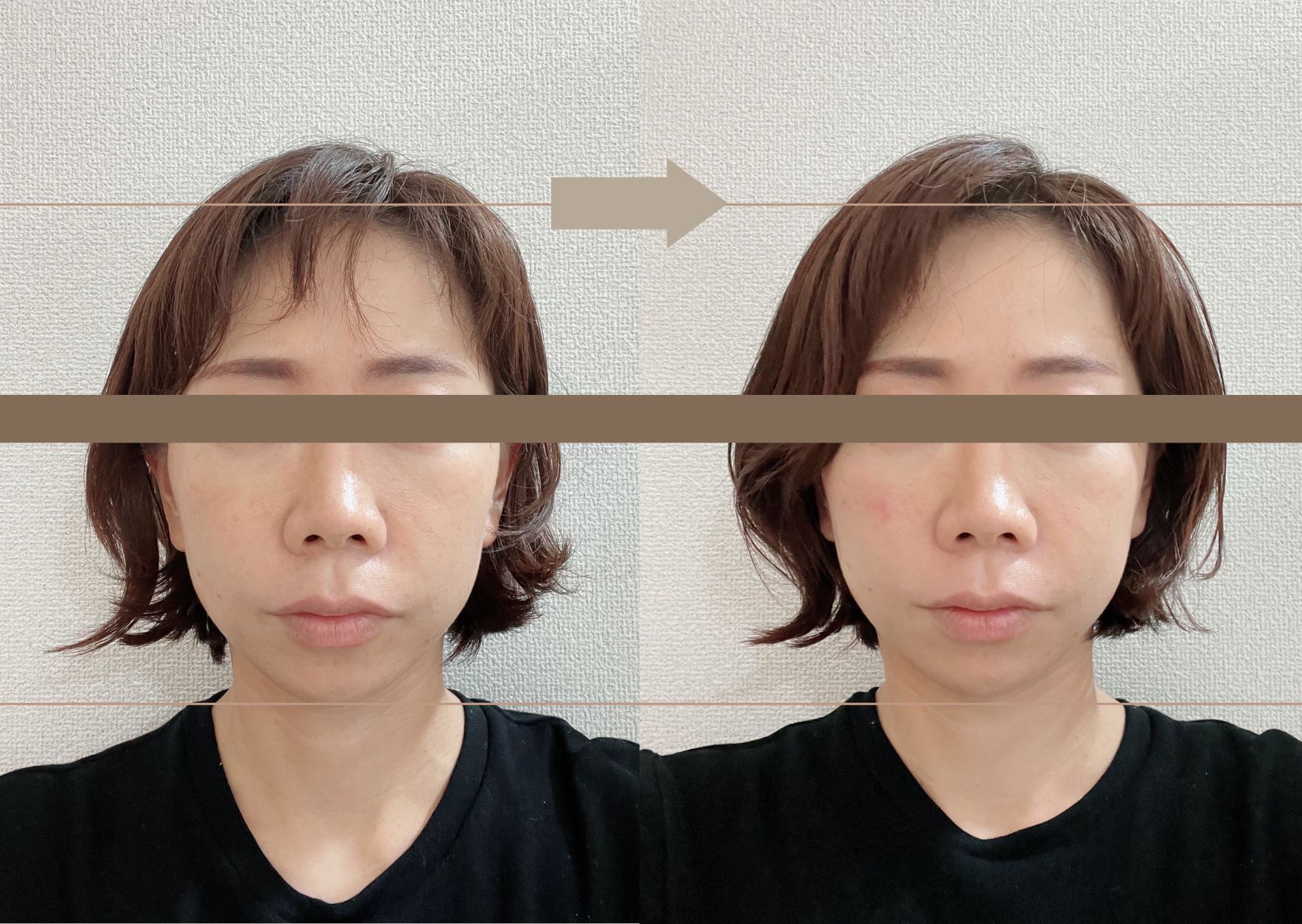 アメジストパープルとピンク モダンで女性らしい 折りたたみサンキューカード (2)